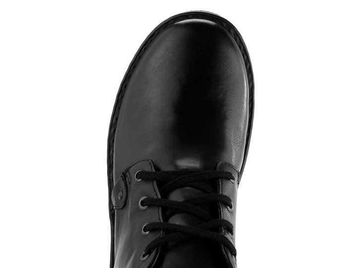 Klondike šnurovacia členková obuv 127 Black