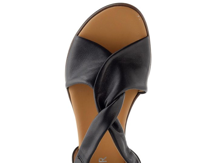 Gabor sandály na klínu schwarz 82.751.27