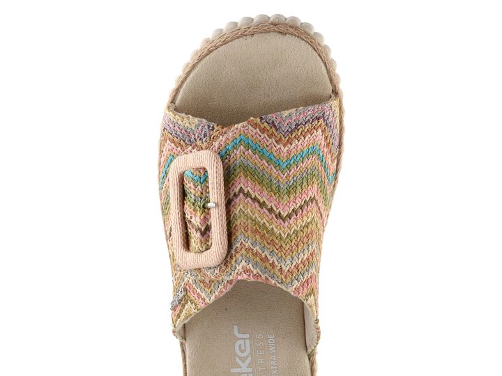 Rieker pantofle na klínku Pastell 69253-91