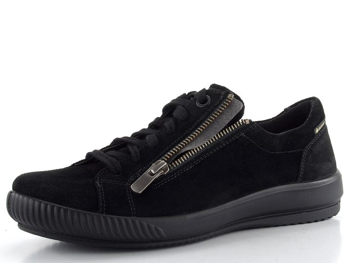 Legero semišové polobotky se zipem černé 2-000219-0000