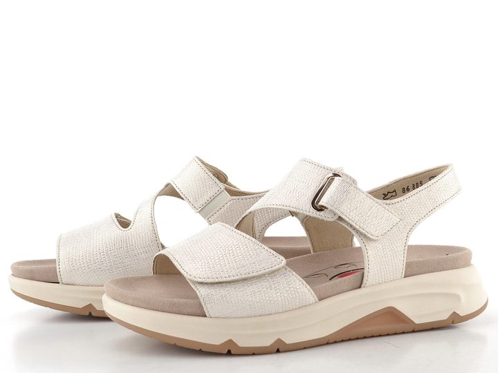 Gabor kožené sandály bianco/oro 86.885.80