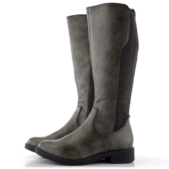 Jana širšie čižmy Graphite 8-25560-29