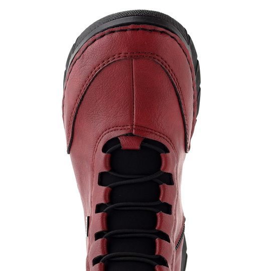 Rieker šněrovací kotník červený 55069-35