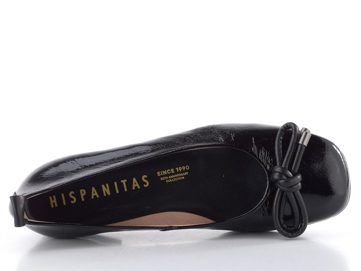 Hispanitas baleríny s mašľou Genova black HI254285