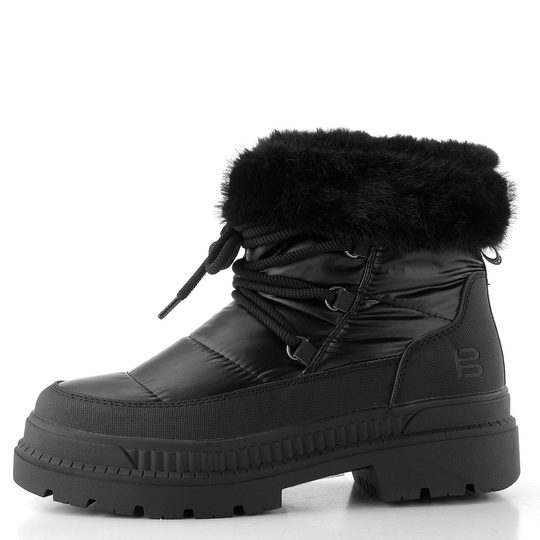 Bagatt prošívaný kotník na hrubé podešvi černý D31-ATZ50-6969