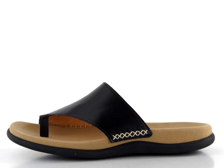 Gabor černé pantofle žabky 03.700.27