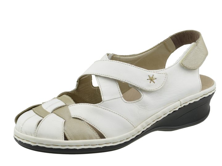 Rieker dámské sandály bílé/šedé