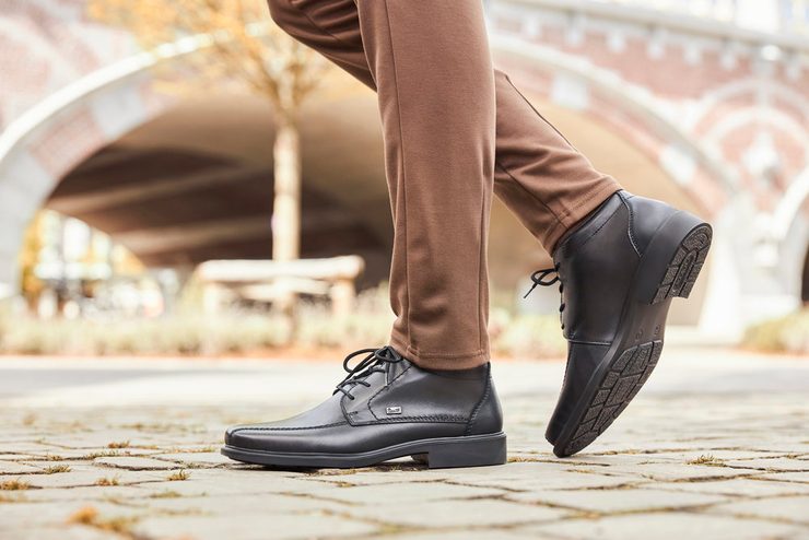 Rieker pánský nízký kotník s membránou černý B0011-00