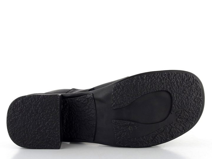 Fly London sandály na podpatku černé P145237000