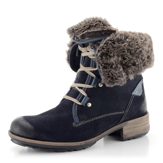 Josef Seibel ohrnovací polokozačky Sandra denim 93688PL949