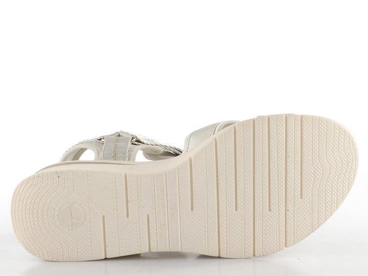 Tamaris sandály na klínku Ivory 1-28262-44