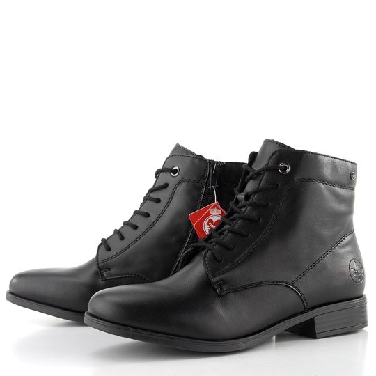 Rieker šněrovací kotník černý 77030-00