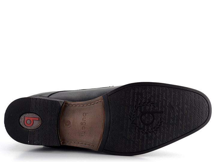 Bugatti černé derbové polobotky 311-66605-1000