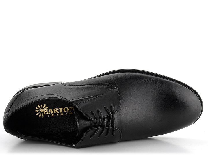 Barton černé polobotky s pružnými vsadkami M23133