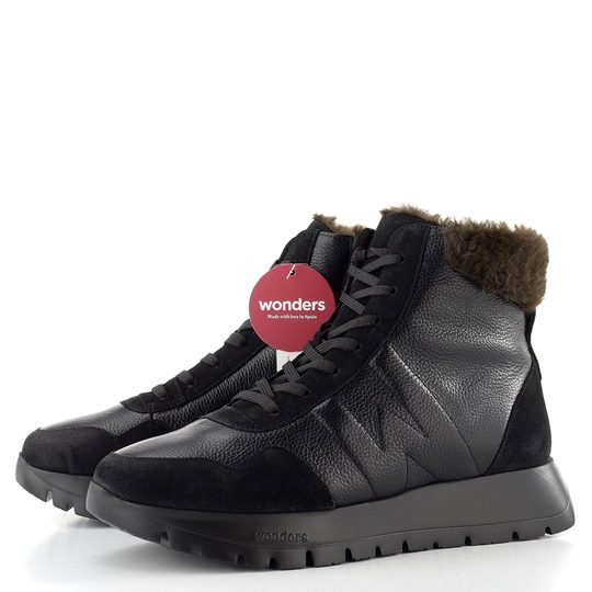 Wonders šněrovací kotník negro/yukon A-2497-Y