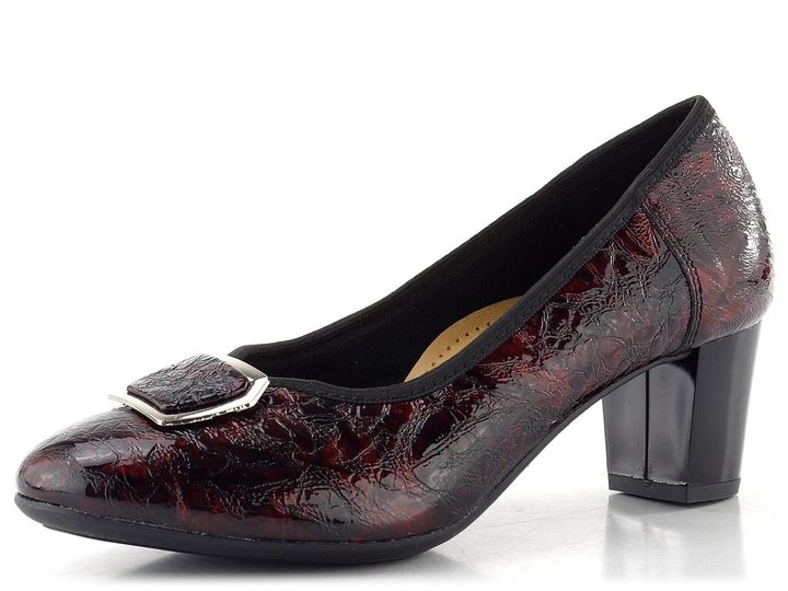 Barton lodičky lakované červeno-černé 10.26