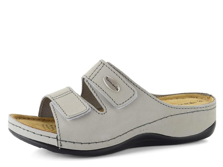 Tamaris fuzbetové pantofle šedé 1-27510-20