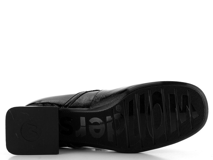 Wonders lodičky se širokým podpatkem a nártovým páskem Negro D-1211