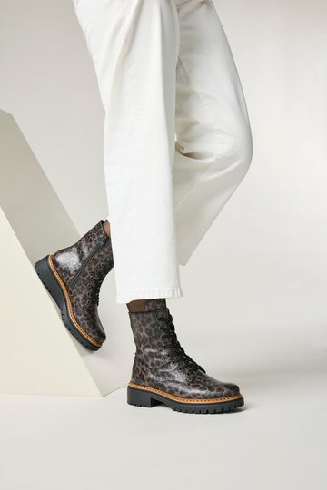 Rieker šněrovací kotník šedý 72627-90