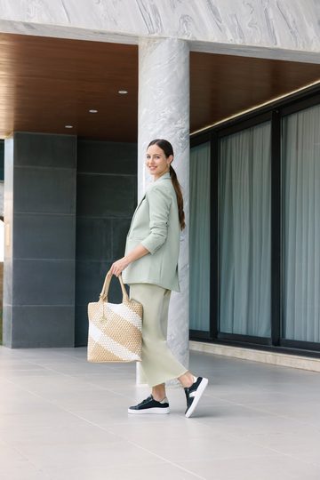 Remonte shopper kabelka gold/weiss Q0761-81