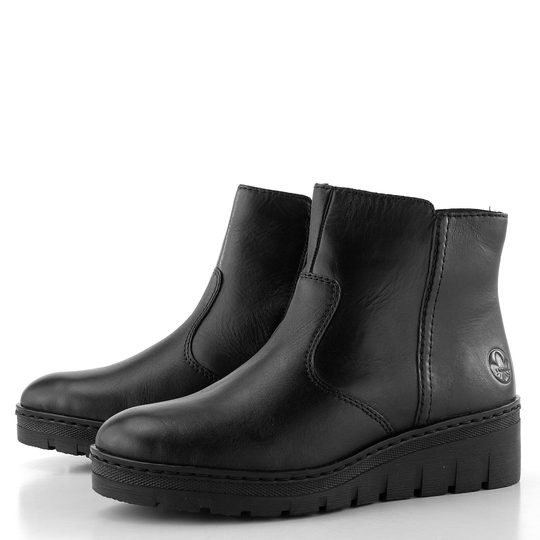 Rieker kotník na klínku černý X9165-01