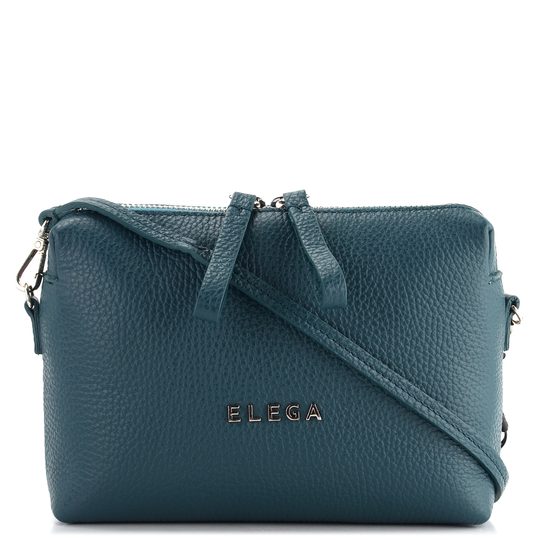 Elega crossbody mini petrolejová/stříbrné kování 69288