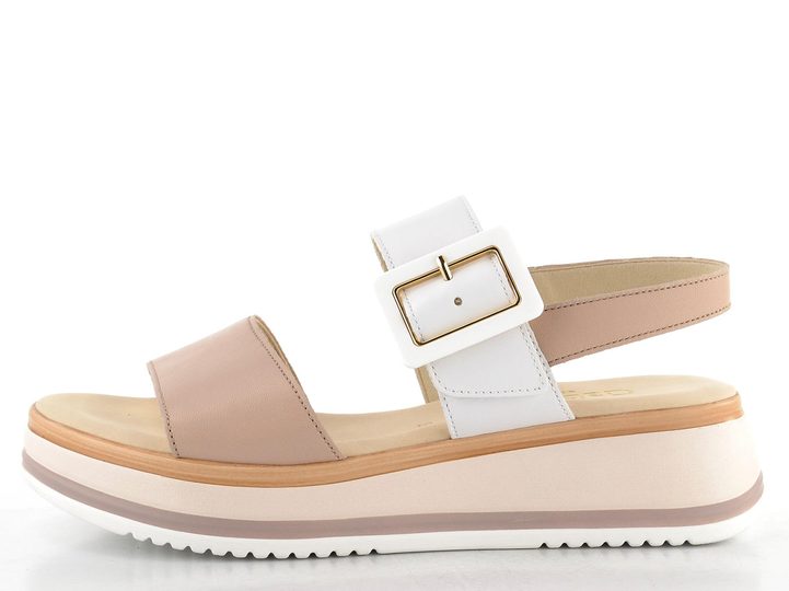 Gabor sandály na platformě rose/weiss 62.744.58