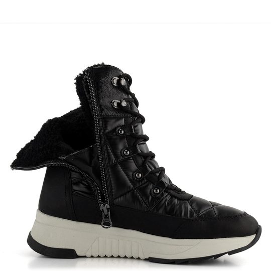 Geox prošívaný kotník černý Falena ABX D26HXB043FUC9999