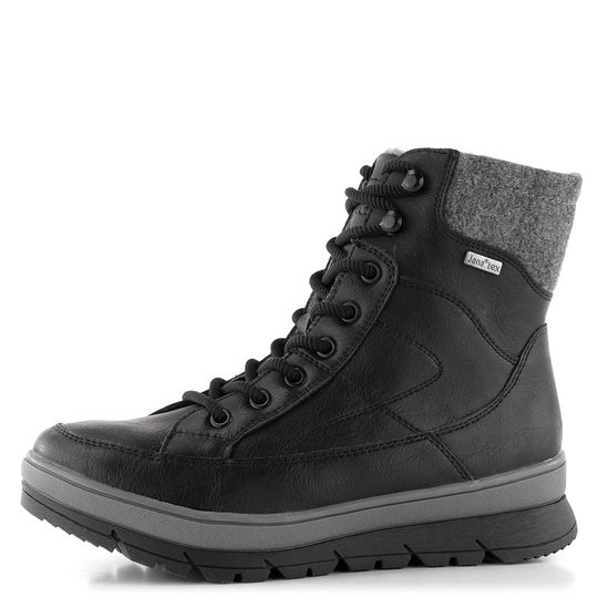 Jana šněrovací zimní kotník s membránou Black 8-26271-29