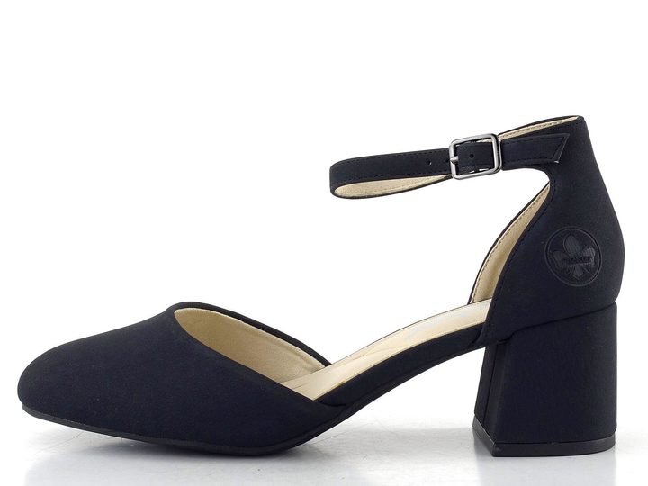 Rieker otevřené lodičky s kotníkovým páskem tmavě modré 44762-14