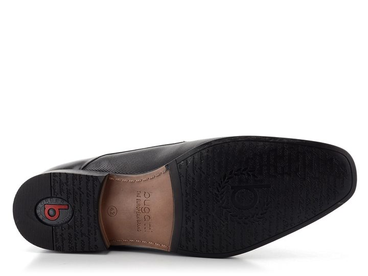 Bugatti černé derbové polobotky 311-66606-1000