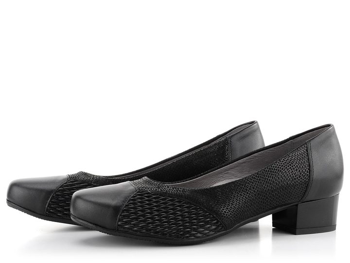 Barton lodičky s pružinkami na kĺbikoch čierne 2172