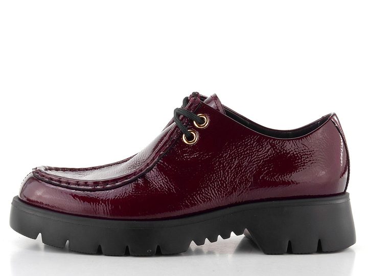 Högl metalické polobotky na hrubé podešvi cabernet 0-102416-4400