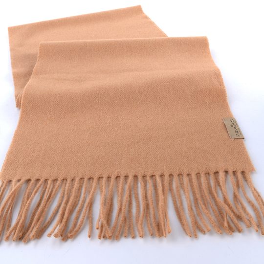 Fraas vlněný šál s kašmírem světle hnědý 627019-180