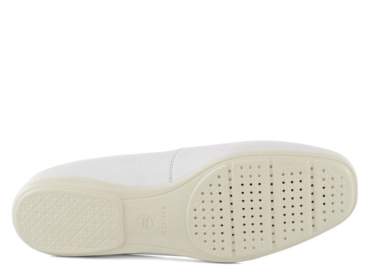 Geox bílé kožené baleríny Annytah D027NB00085