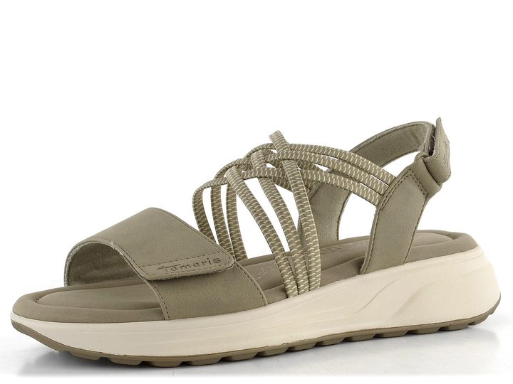 Tamaris sandály ve sportovním stylu Olive 1-28223-44