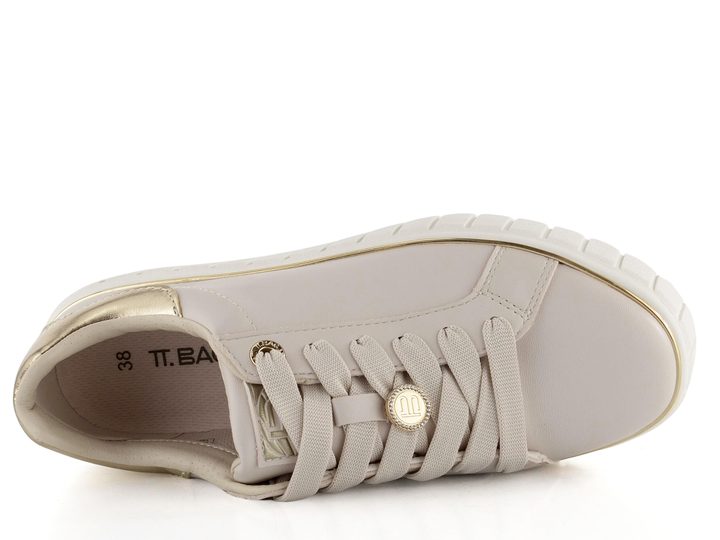 TT.BAGATT krémové tenisky na platformě D32-AMC02-5050