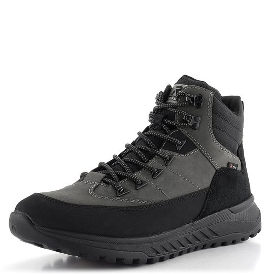 Rieker Revolution pánska členková obuv s membránou šedo-čierna U0174-42