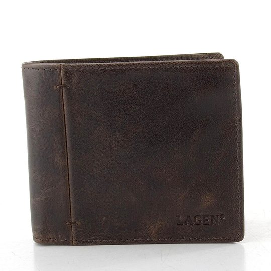 Pánská kožená peněženka kávově hnědá 12593-B