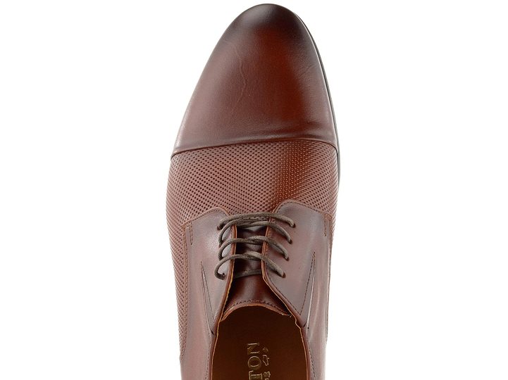 Barton elegantní hnědé polobotky M23100