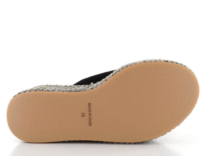 Gaimo pantofle na platformě Ofelia pesca baby negro