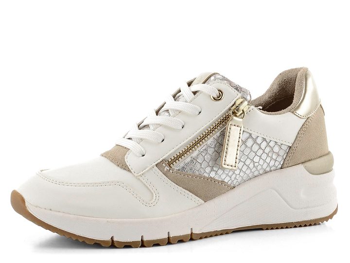 Tamaris kombinované sneakers poltopánky s klinom 1-23702-26