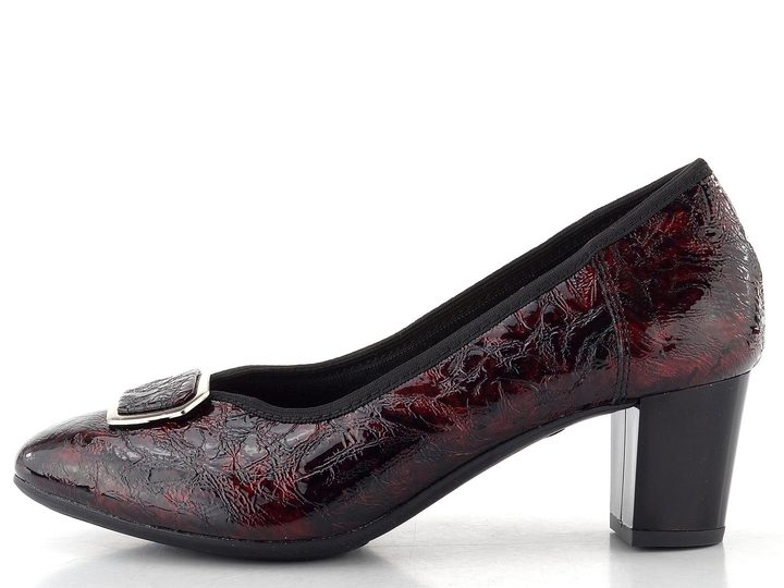 Barton lodičky lakované červeno-černé 10.26