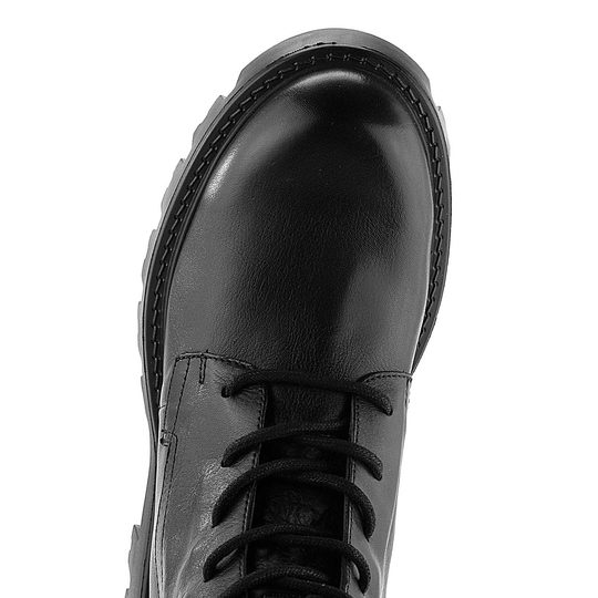 Wonders šněrovací kotník na hrubé podešvi Negro C-7502