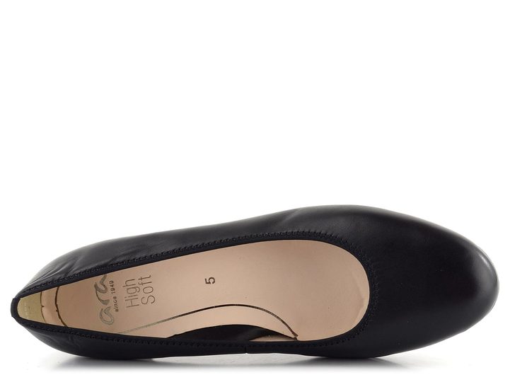 Ara dámske hladké lodičky čierne Vicenza 12-16601-17