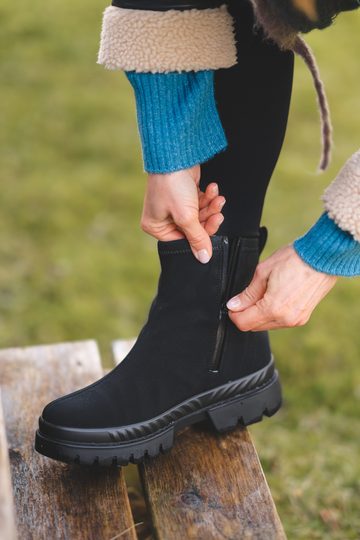 Ara textilní kotník s membránou černý Mood 12-14102-01