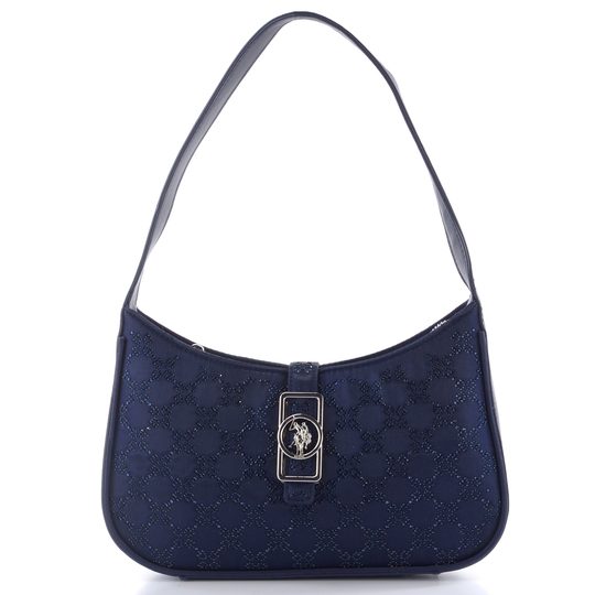 U.S. POLO ASSN. malá kabelka s kamínky tmavě modrá BIU269342WZC212