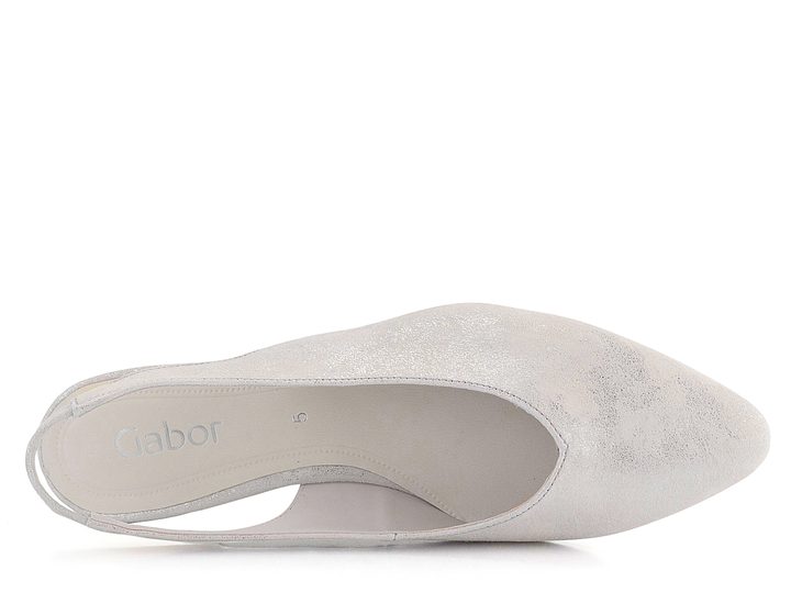 Gabor metalické lodičky s voľnou pätou Ice 41.520.61