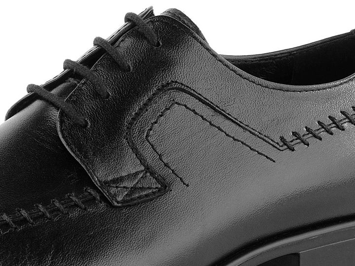 Barton celokožené polobotky s ozdobnými štepy 51509