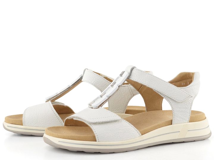 Ara dámské sandály s T-páskem Osaka weiss 12-34810-04